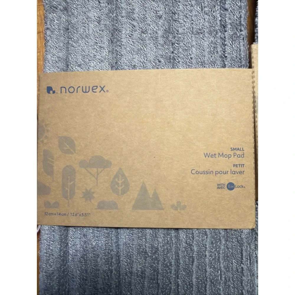 Norwex Mop Refills Floor Pad Cleaning Microfiber Dry Wet Sweeper Cleaner